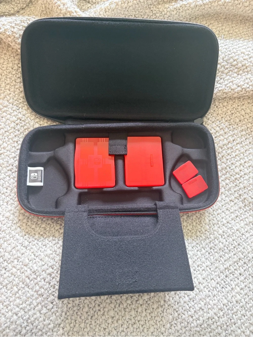 Nintendo Black and Red Traveler Hard Shell Carry Case